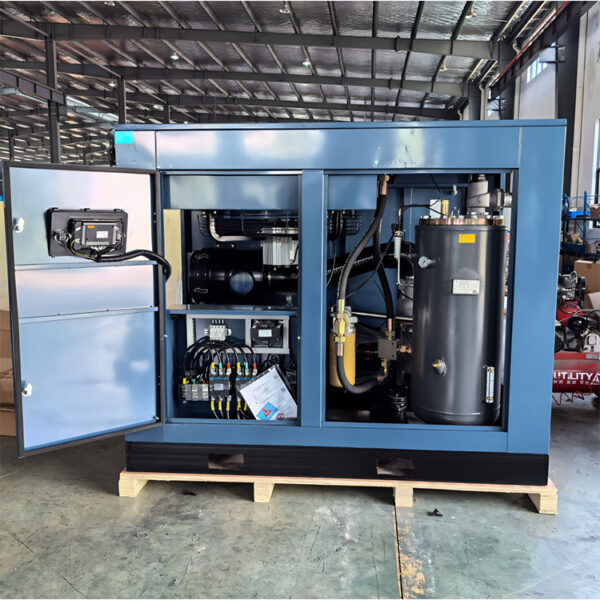 Máy nén khí trục vít công nghiệp cố định công suất 22 kW/7,5 kW