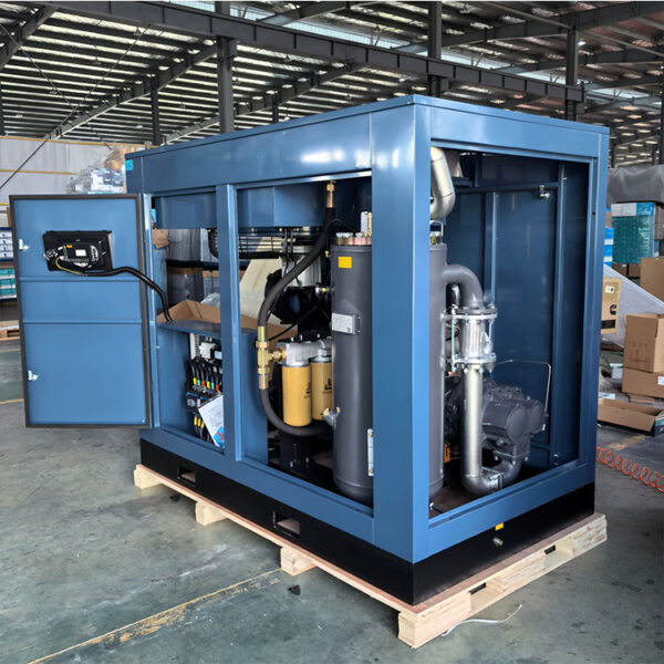 Máy nén khí trục vít công nghiệp cố định công suất 22 kW và 7,5 kW