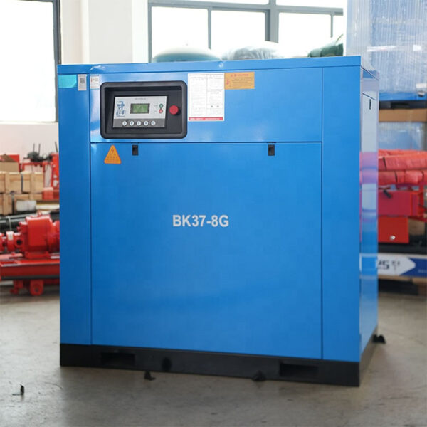 37KW 50HP Vis stationnaire lubrifiée refroidie par air et alimentée par courant alternatif