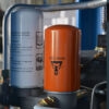 Compresor de aire de tornillo de CA lubricado de 7,5 kW y 10 CV
