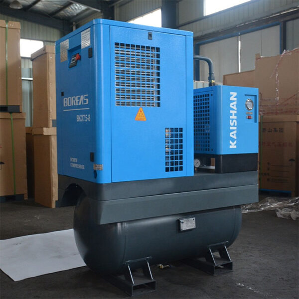 BKX7.5 8/10/13Bar All-in-One Screw Air Compressor Dryer Tank