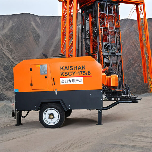 KSCY175 Compresseur d'air à vis diesel 8 bars