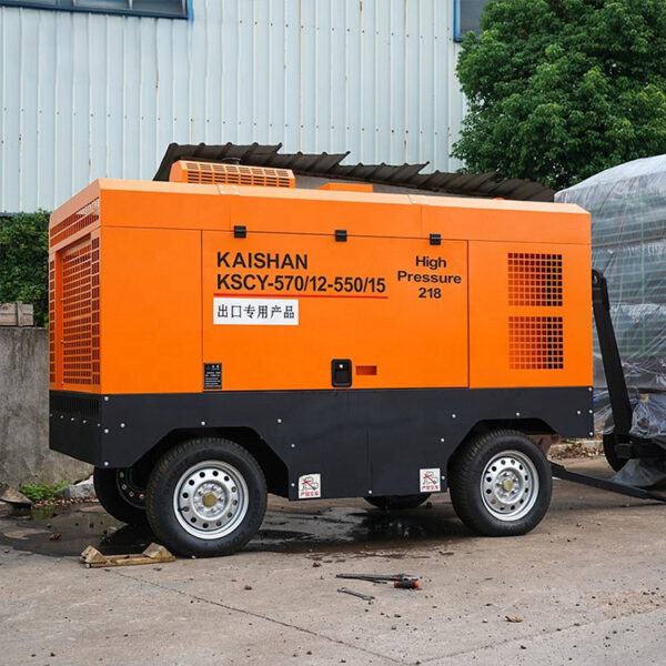 Compresor de aire de tornillo lubricado portátil KSCY550-13 132KW CA