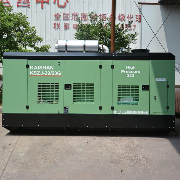 Compresor de aire de tornillo lubricado por diesel KSZJ-1817 256HP