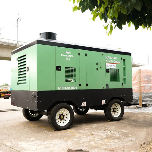 Compressor de ar de parafuso com motor diesel portátil KSZJ-2923
