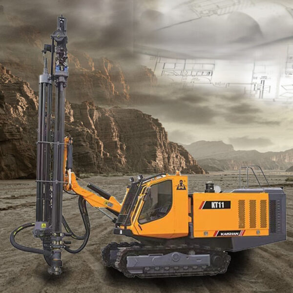 KT12 Diesel RockBreaker 32m AirHydraulic Cabinet DeepHole DTH Mine DrillingRig Motor MiningMachinery