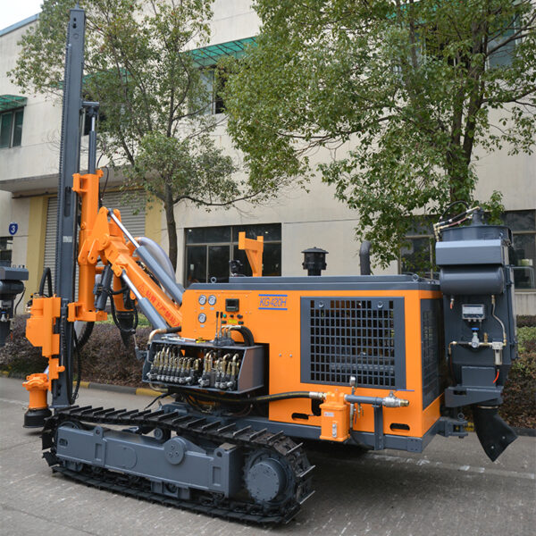 Portable DTH Drill Rig Hydraulic Mining Blasting Hole Machine